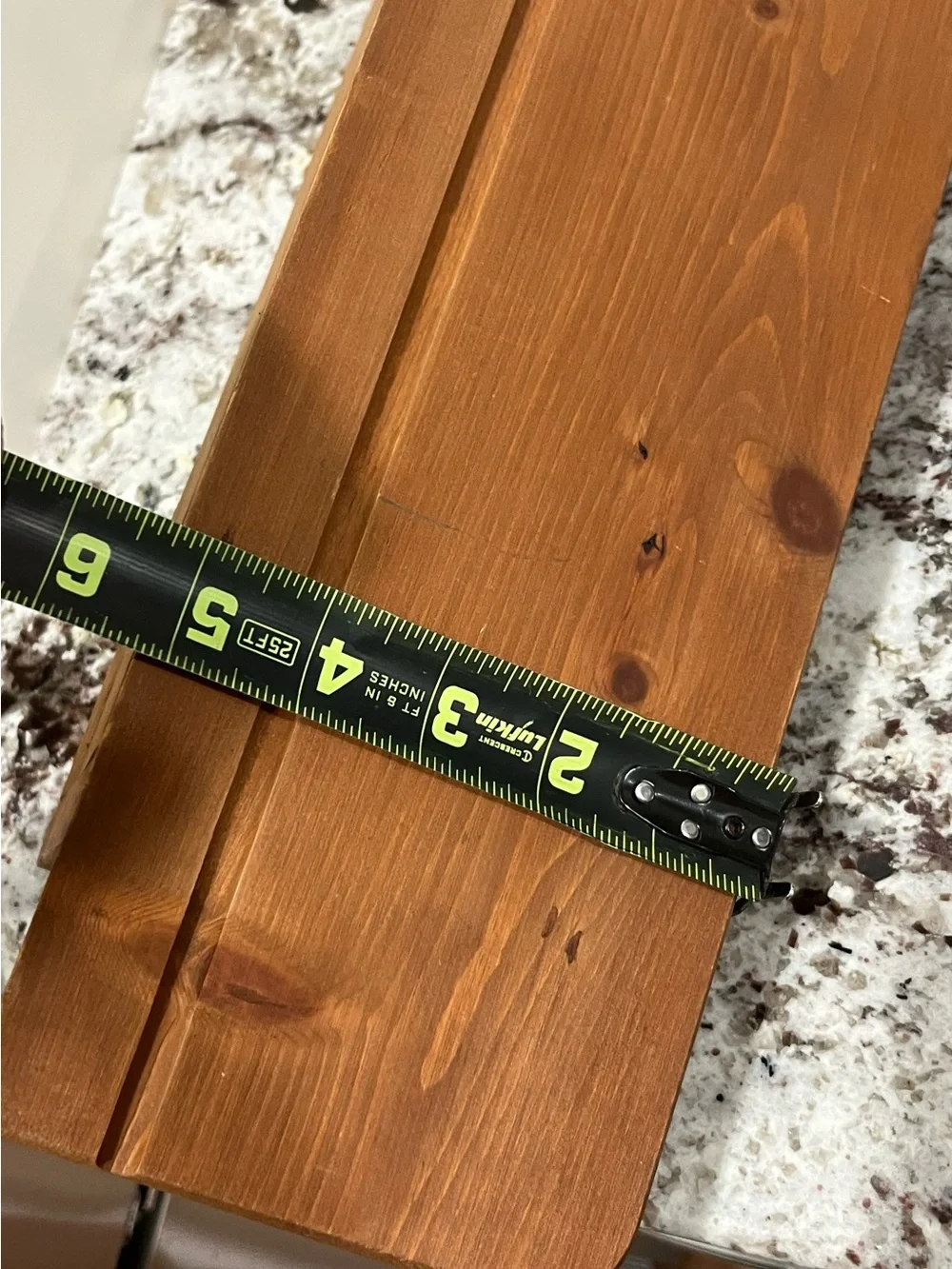 Vintage 1990s Rustic Wooden Wall Shelf – Scalloped Country Cottage Farmhouse